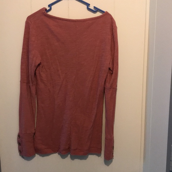 Cuffed Henley sweater - Picture 4 of 5